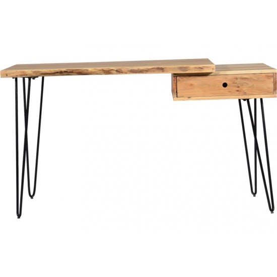 Nature's Edge Solid Acacia Desk with Drawer