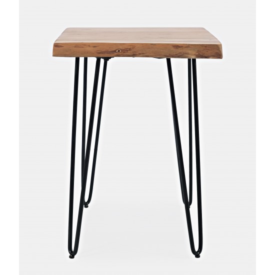 Nature's Edge Solid Acacia Chairside Table