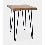 Nature's Edge Solid Acacia Chairside Table