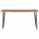 Nature's Edge Solid Acacia Counter Height Sofa Dining Table