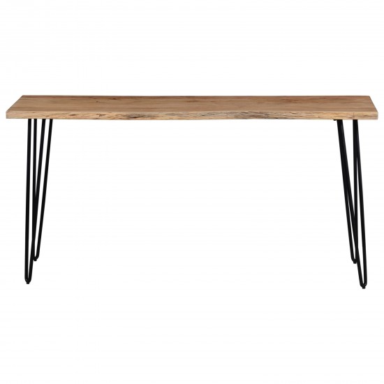 Nature's Edge Solid Acacia Counter Height Sofa Dining Table