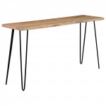 Nature's Edge Solid Acacia Counter Height Sofa Dining Table