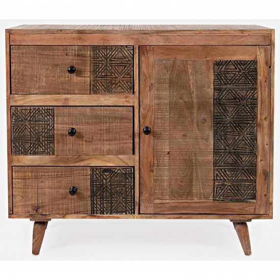 Urban Village 3 Drawer 1 Door Accent Chest