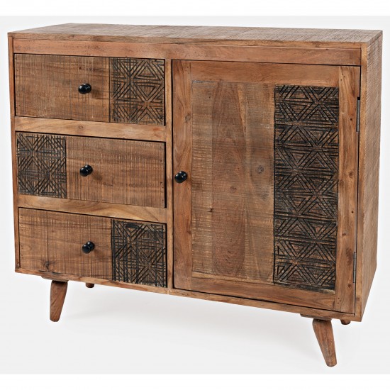 Urban Village 3 Drawer 1 Door Accent Chest