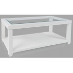 Urban Icon Rectangular Glass Inlay Coffee Table