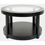 Urban Icon Round Glass Inlay Coffee Table