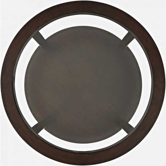 Urban Icon Round Glass Inlay Coffee Table