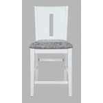 Urban Icon Slotback Upholstered Counter Stool (Set of 2)