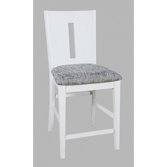 Urban Icon Slotback Upholstered Counter Stool (Set of 2)