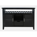 Urban Icon 48" Buffet Server with Wine Rack and Stemware Rack