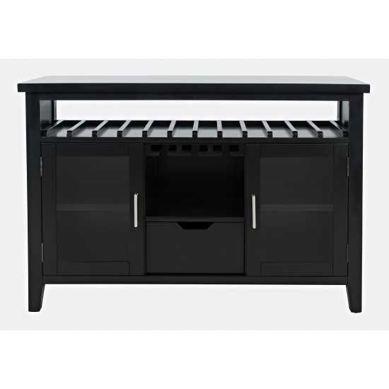 Urban Icon 48" Buffet Server with Wine Rack and Stemware Rack