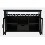 Urban Icon 48" Buffet Server with Wine Rack and Stemware Rack