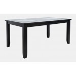 Urban Icon 66" Extension Glass Inlay Dining Table