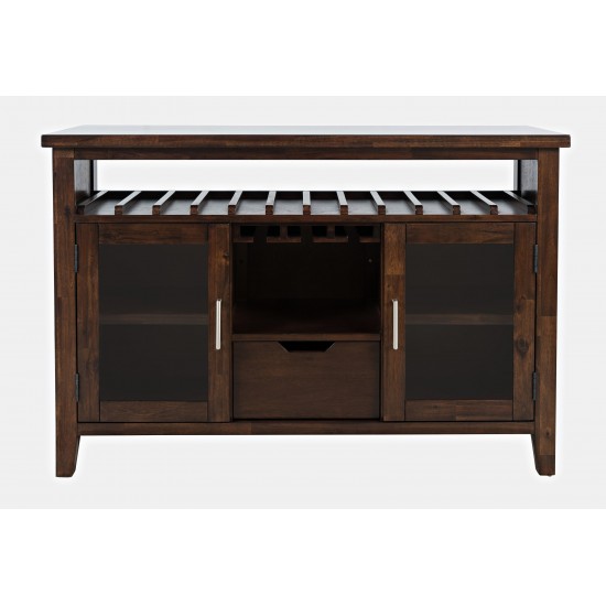 Urban Icon 48" Buffet Server with Wine Rack and Stemware Rack