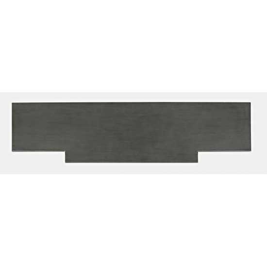 Carrington Contemporary Wire Brushed 60" Breakfront Accent Cabinet