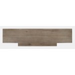 Carrington Contemporary Wire Brushed 60" Breakfront Accent Cabinet