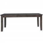 Willow Creek Solid Pine 78" Extension Dining Table