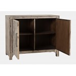 Gramercy Mid-Century Modern Chevron Two Door Accent Chest