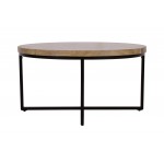 Ames Solid Wood Modern 36" Round Coffee Table