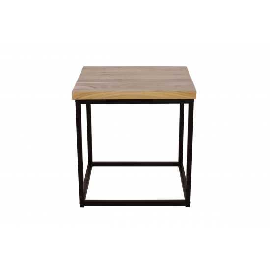 Ames Solid Wood Modern End Table