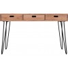 Rollins Solid Acacia USB Charging Desk