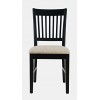 Craftsman Slat-Back Upholstered Desk Chair