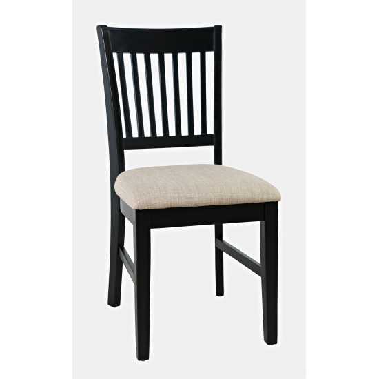 Craftsman Slat-Back Upholstered Desk Chair