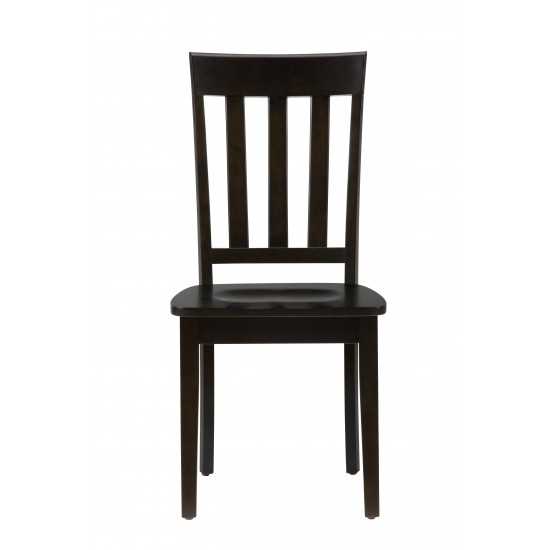 Simplicity Slat Back Dining Chair (Set of 2)