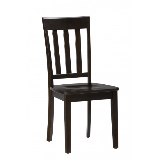 Simplicity Slat Back Dining Chair (Set of 2)