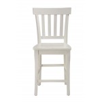 Madaket Reclaimed Pine Slat Back Bar Stool (Set of 2)