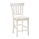 Madaket Reclaimed Pine Slat Back Bar Stool (Set of 2)