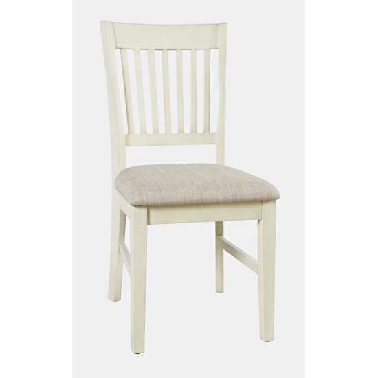 Craftsman Slat-Back Upholstered Desk Chair