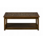 Baroque Cocktail Table with Mosaic Tile Inlay