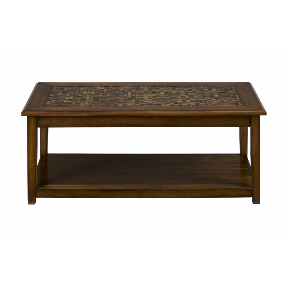 Baroque Cocktail Table with Mosaic Tile Inlay Baroque Cocktail Table with Mosaic Tile Inlay