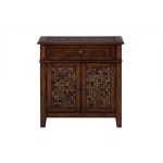 Baroque Accent Cabinet with Mosaic Tile Inlay