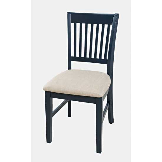 Craftsman Slat-Back Upholstered Desk Chair