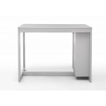 Tribeca Counter Height Dining Table with Shelving - Ash Grey