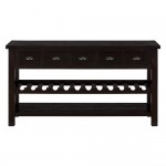 Prospect Creek Pine 60" Wine Rack/Server