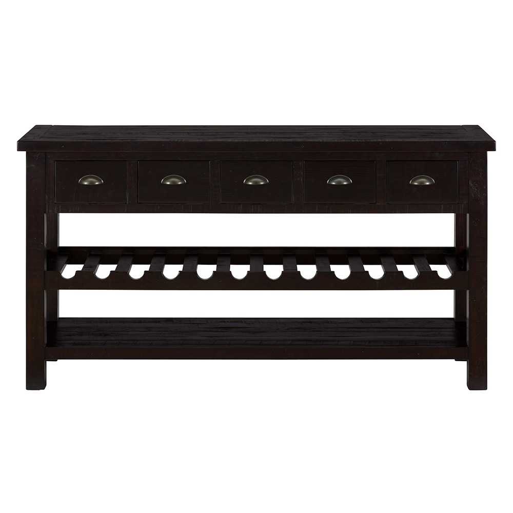 Prospect Creek Pine 60" Wine Rack/Server Prospect Creek Pine 60" Wine Rack/Server