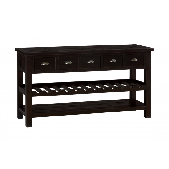 Prospect Creek Pine 60" Wine Rack/Server