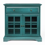 32'' Window Pane 2 Door TV Stand