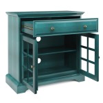 32'' Window Pane 2 Door TV Stand