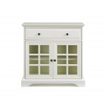 32'' Window Pane 2 Door TV Stand