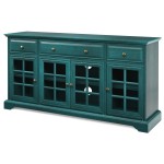 60'' Window Pane 4 Door TV Stand