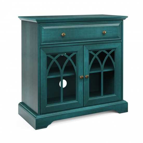 32'' Gothic Arch 2 Door TV Stand