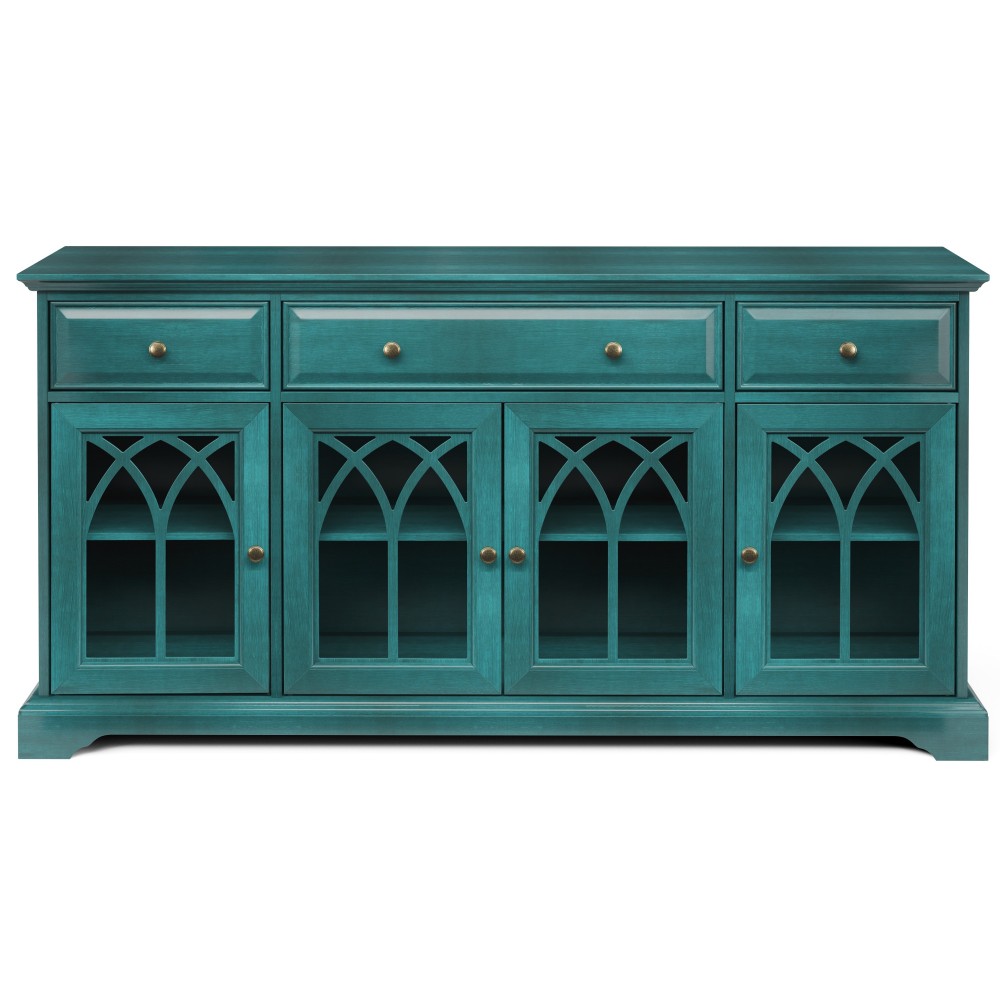 60'' Gothic Arch 4 Door TV Stand