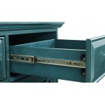60'' Gothic Arch TV Stand With Electric Fireplace
