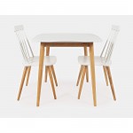 EZ-Style Dining Table and Spindle Chair Set