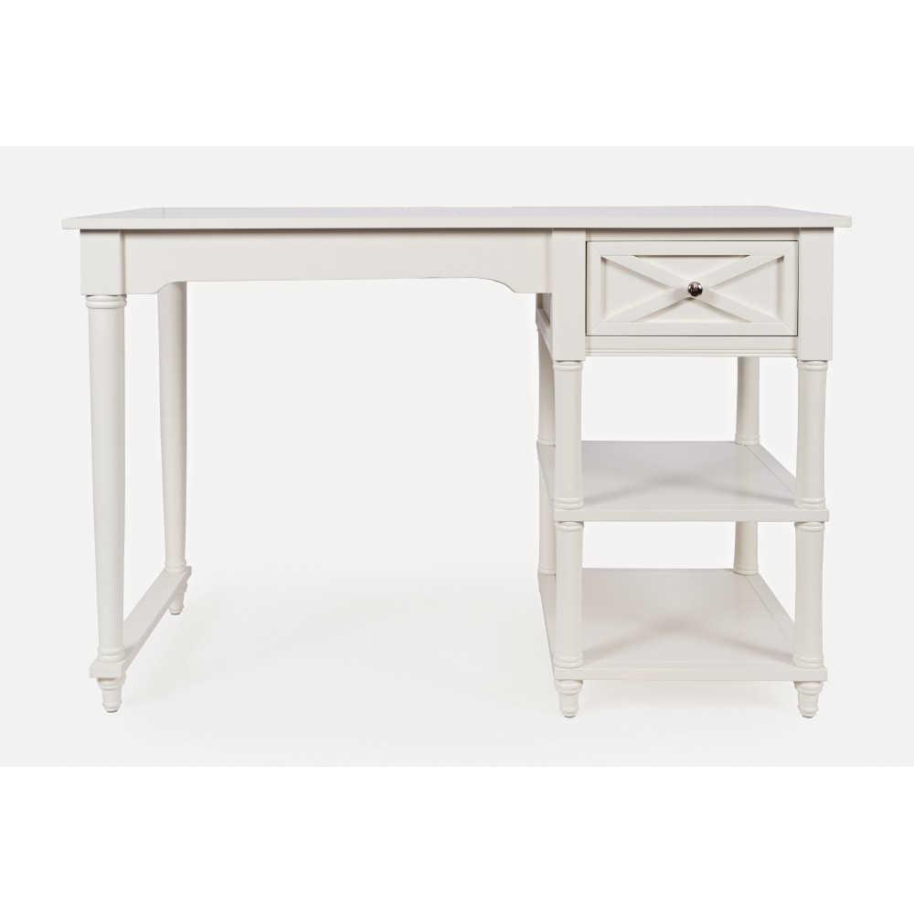 Farmhouse White USB Charging Desk