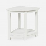 Solid Acacia Indoor - Outdoor Corner Accent Table